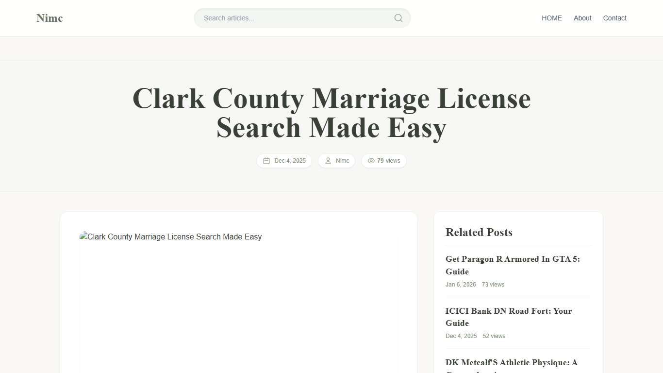 Clark County Marriage License Search Made Easy